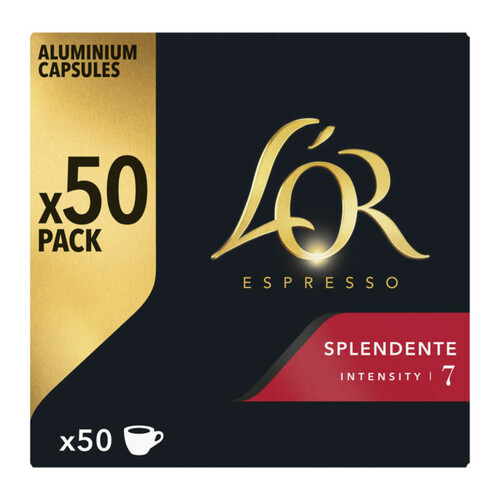 L'Or espresso splendente café en capsules x50 intensite 7 - 260g