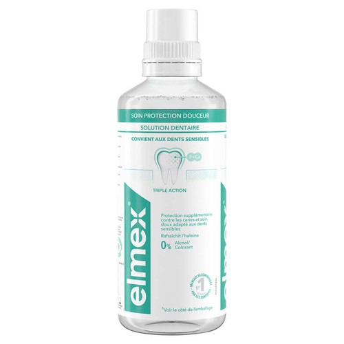 Elmex Bain de bouche Sensi+SN Prot 400ml