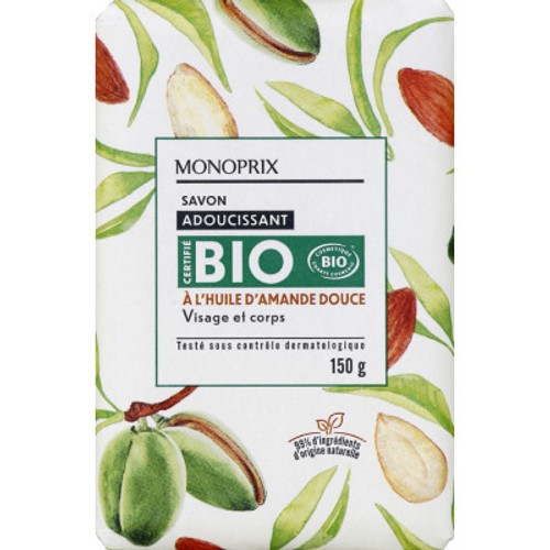 Monoprix Bio Savon amande douce 150g