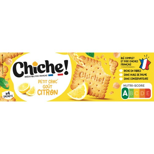 Le Petit Croc Biscuit citron x4 sachets 115g
