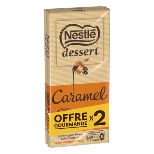 Nestle Dessert Lait caramel 2x170g