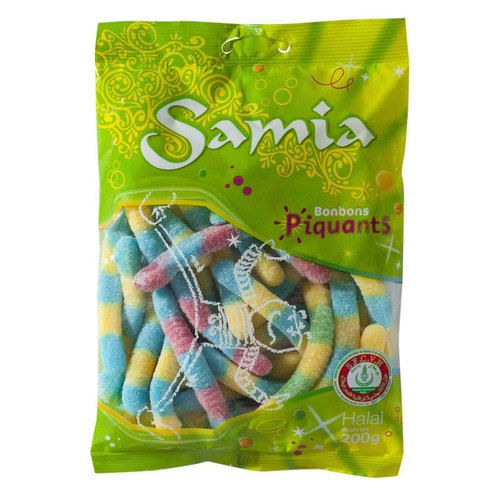 Samia Bonbons Bonbon vers piquants 200g