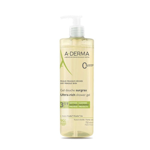 Aderma Gel douche surgras 750ml
