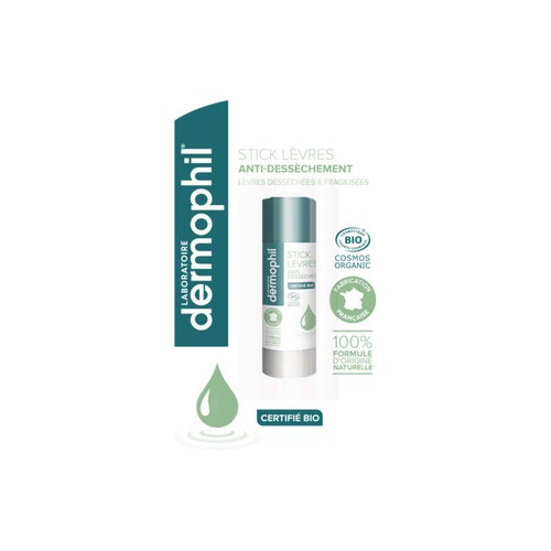 Dermophil Stick Lèvres Anti-Dessèchement Bio 4g