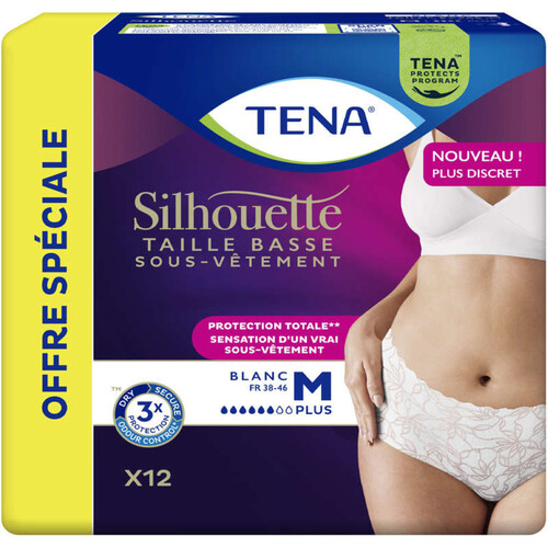 Tena Culotte Fuite Urinaire Blanc Taille M x10