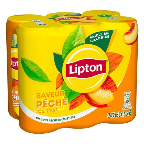 Lipton Ice Tea Pêche 6x33cl