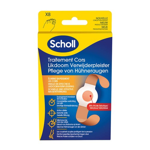 Scholl Pansements Coricides, Action Ciblée Contre Les Cors