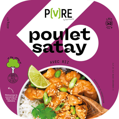 Topsfood Poulet Dans Une Sauce Satay 400g