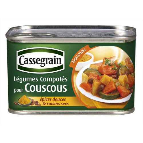 Cassegrain Légumes Compotés Pour Couscous 375G