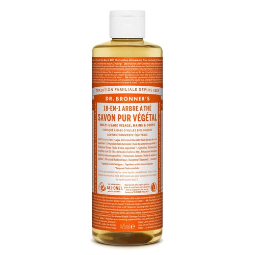 Dr Bronner's Savon liquide tea-tree 475ml