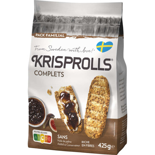Krisprolls Petits Pains Suédois Complets 425G