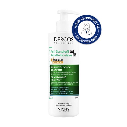 [Para] Dercos Technique Shampoing Traitant Pellicules & Démangeaisons 390ml