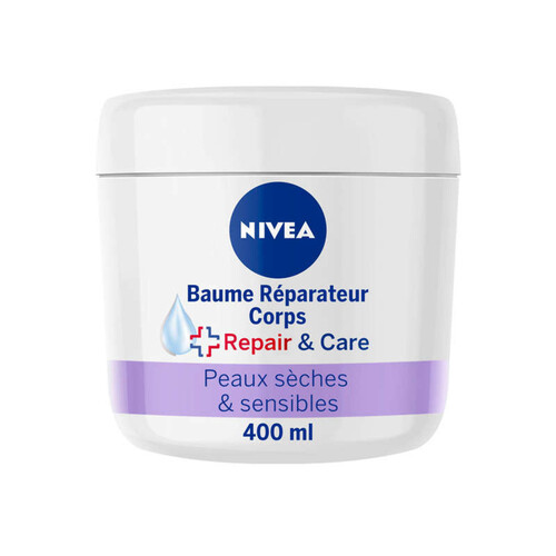 Nivea Baume Réparateur Corps Repair Care Peaux Sèches & Sensibles 400ml