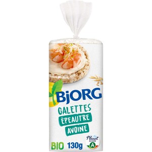 Bjorg Galettes Épeautre & Son D'Avoine Bio 130g