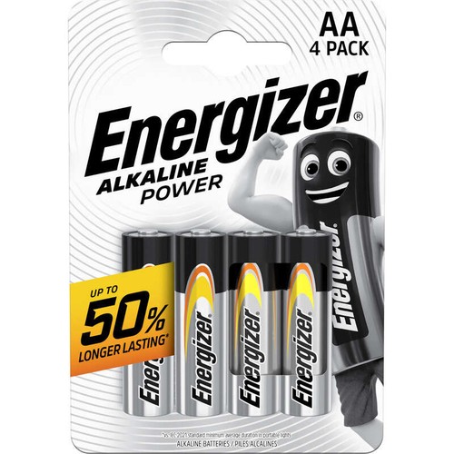 Energizer 4 Piles Lr06/Aa Alkaline Power