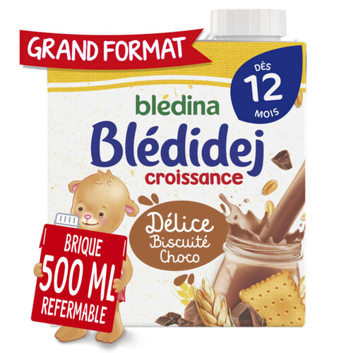 Blédina Délice Biscuité au Chocolat 500ml