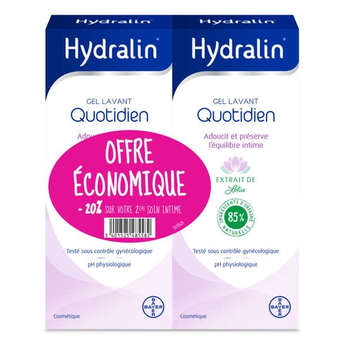 [Para] Hydralin Apaisa Gel Lavant 2 X 200ml