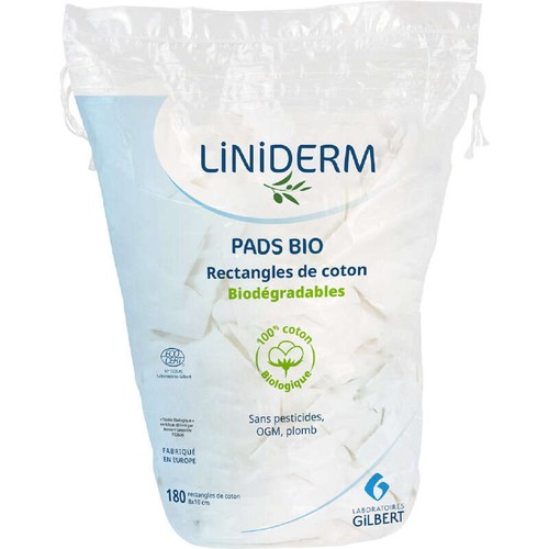 Gilbert Pads Bio Rectangles de Coton x180