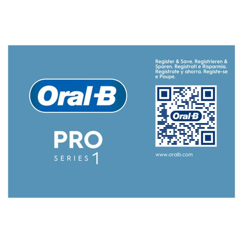 Oral-B Brosse À Dents Électrique Pro Series 1 Bleue