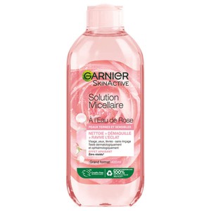 Garnier SkinActive Eau Micellaire Eau de Rose Tout en 1 Peaux Ternes et Sensibles 400ml