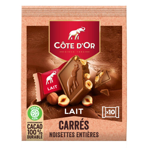Côte d'Or Chocolat au Lait Noisettes Entières 10x20g