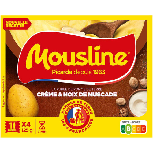 Maggi Mousline Saveur À L'Ancienne Crème & Noix de Muscade 125g