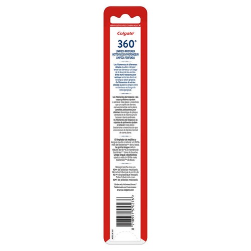 Brosse à dents colgate deep clean 360° souple x1
