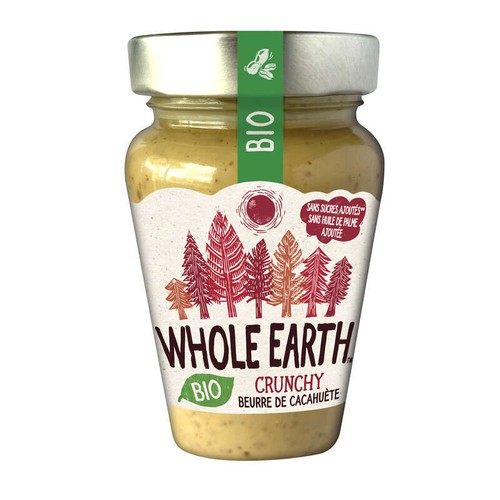 Whole Earth Beurre de cacahuètes Bio crunchy 340g