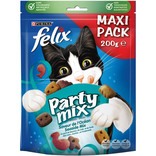 Purina Felix Party Mix Friandises Saveur de l'océan 200g