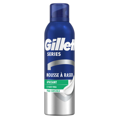 Gillette series mousse à raser peaux sensibles 250ml