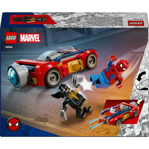 LEGO Marvel Spider-Man & sa voiture Wolverine Vénomisé 76336