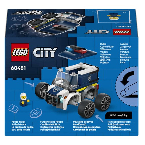 Lego® city 60481 Vehicules le camion de police