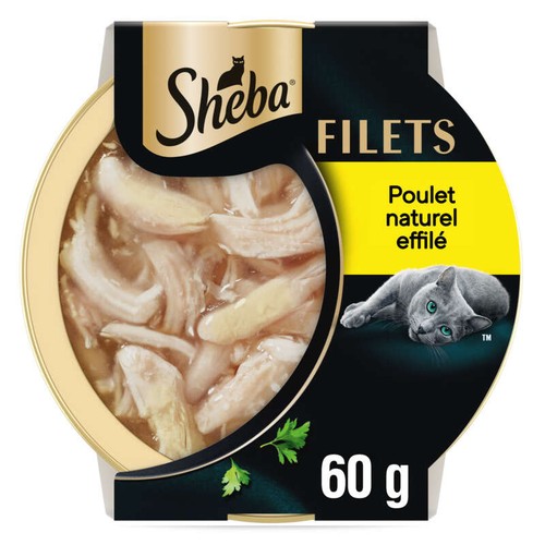 Sheba Filets Les Effilés de Poulet pour chat adulte 60g