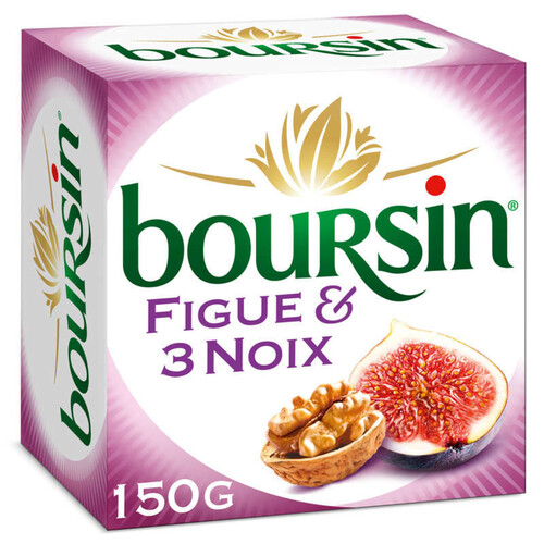 Boursin Fromage à tartiner Figue & 3 noix 150 g