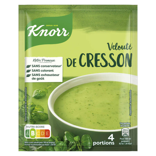 Knorr Soupe Déshydratée Velouté de Cresson 4 Portions