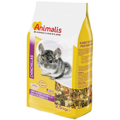 Animalis Mélange Complet Pour Chinchilla 2,5Kg
