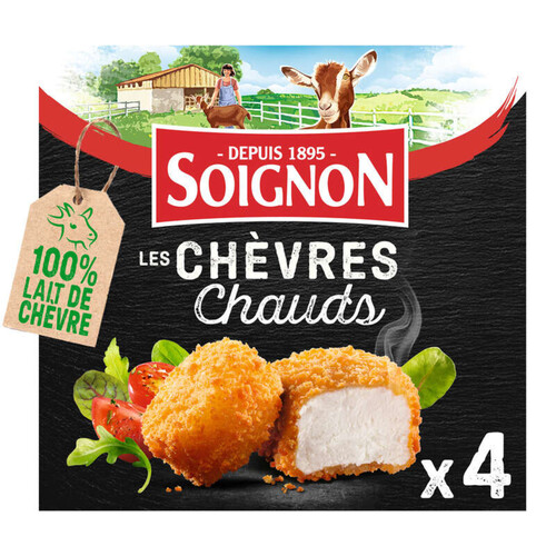 Soignon Chèvres Chauds Prêt À Dorer 4x25g