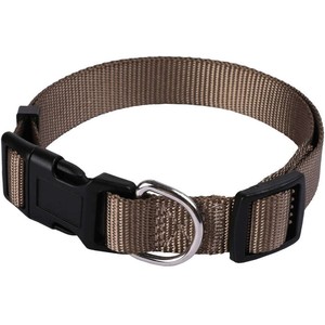 Animalis Collier Basic 20mm et 39/60cm pour Chien Taupe
