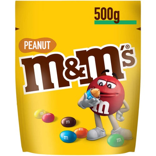 M&M's Cacahuète Enrobée De Chocolat Pochon 500g