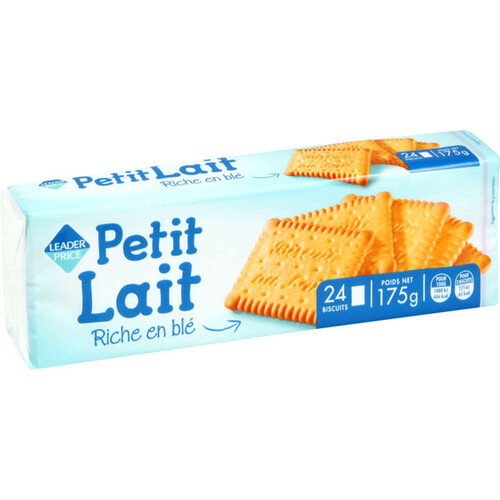 Leader Price Biscuit Petit Lait x24 175g
