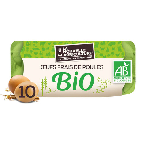 La Nouvelle Agriculture Œufs Frais Bio x10