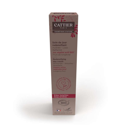 Cattier Soin de Jour Redensifiant Rides Installées Bio 50ml