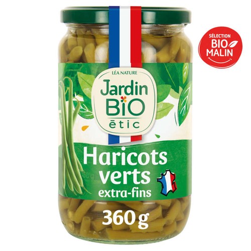 Jardin Bio Haricots verts Bio 660g