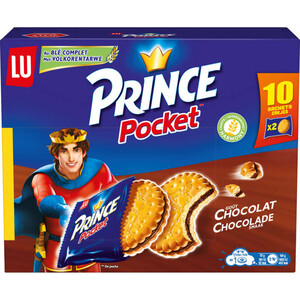 Lu Prince Pocket Biscuits fourrés parfum chocolat 400G