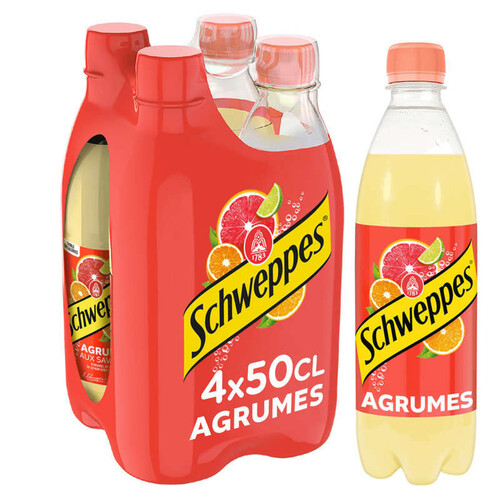 Schweppes Agrumes 4 X 50Cl