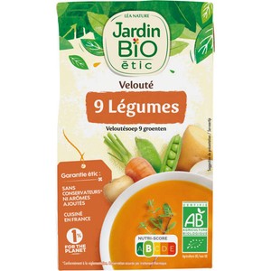 Jardin Bio Velouté Douceur 9 Légumes Bio 1L