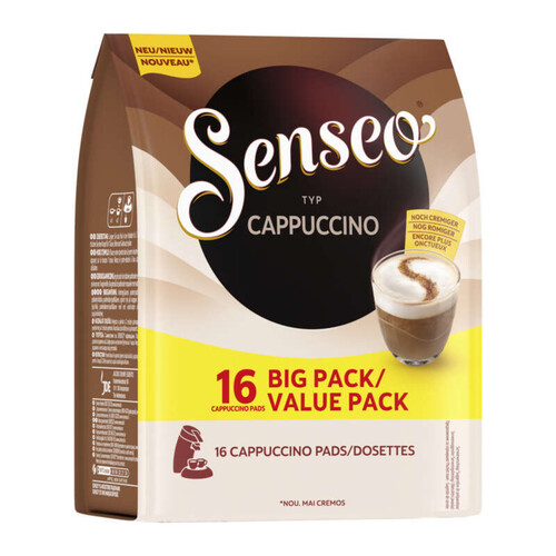 Senseo Cappuccino café en dosettes x 16 -184g