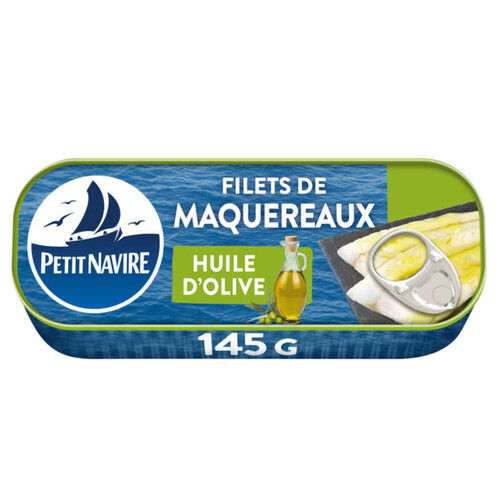 Petit Navir Filets de maquereaux sans peau huile olive 145g