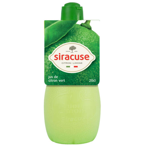 Siracuse Vert, Le Jus De Citron Vert 20cl