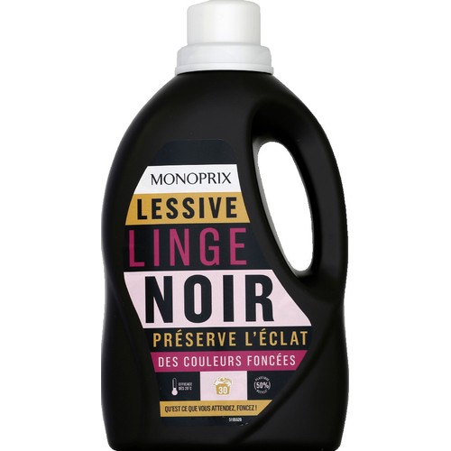 Monoprix Lessive Linge noire x30 Lavages